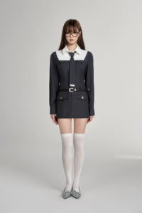 School tie shirt suit onepiece