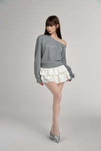 Frill lace docking skirt