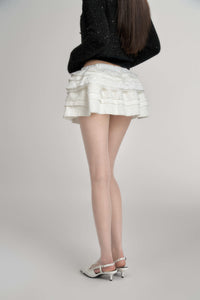 Frill lace docking skirt