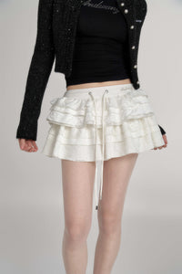 Frill lace docking skirt