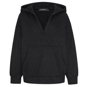 Kirakira v neck hoodie