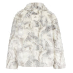 이미지를 갤러리 뷰어에 로드 , White mix fake fur coat
