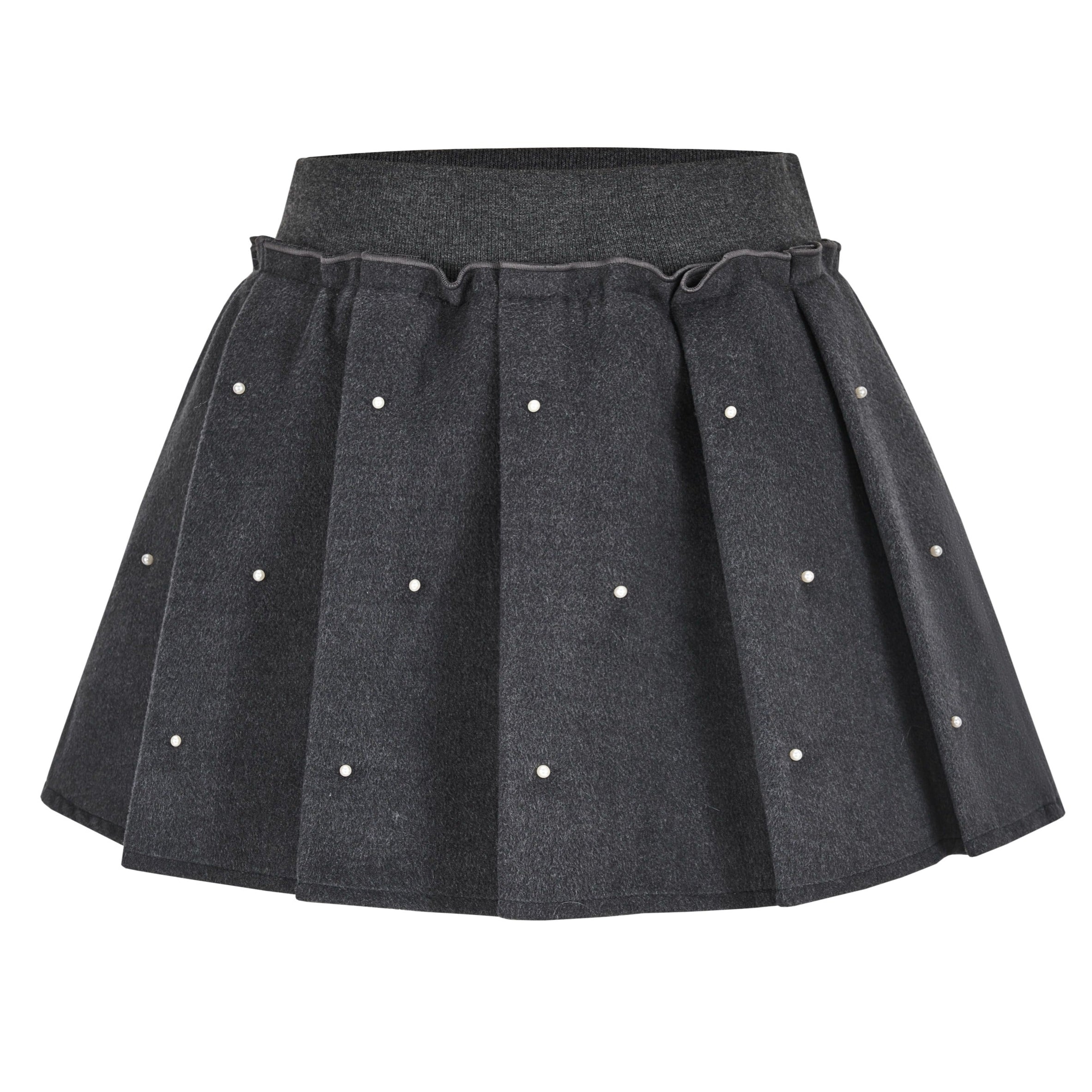 Pearl pleats culotte