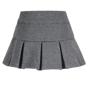 Kirakira box pleats mini skirt