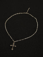 이미지를 갤러리 뷰어에 로드 , Birthday cross charm necklace
