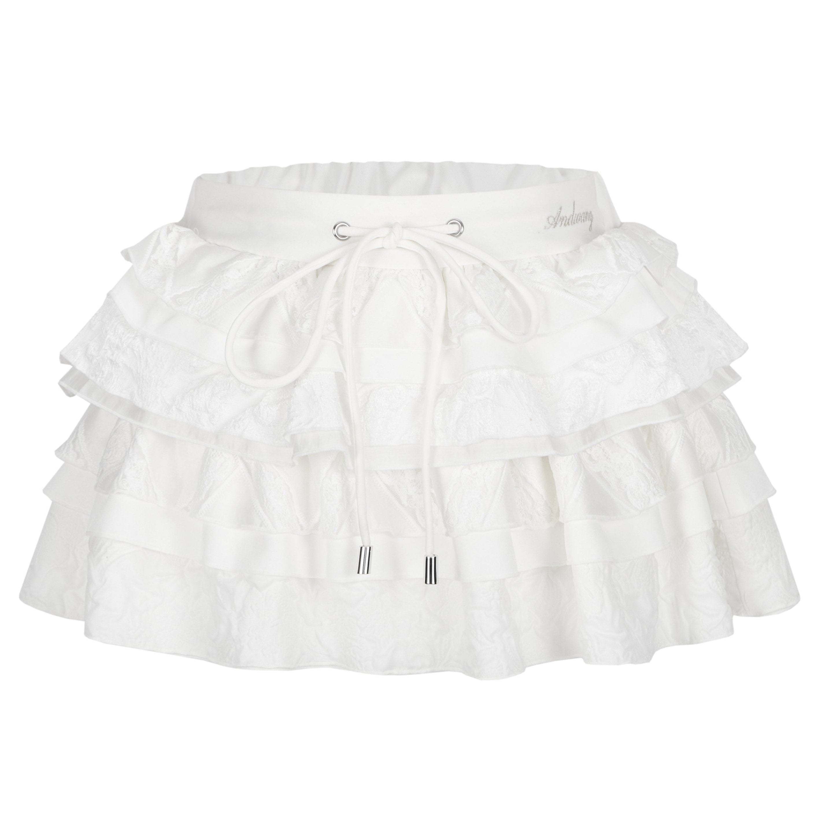 Frill lace docking skirt