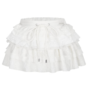 Frill lace docking skirt