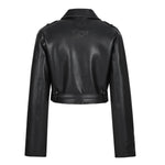 Load image into Gallery viewer, AND logo leather jacket
