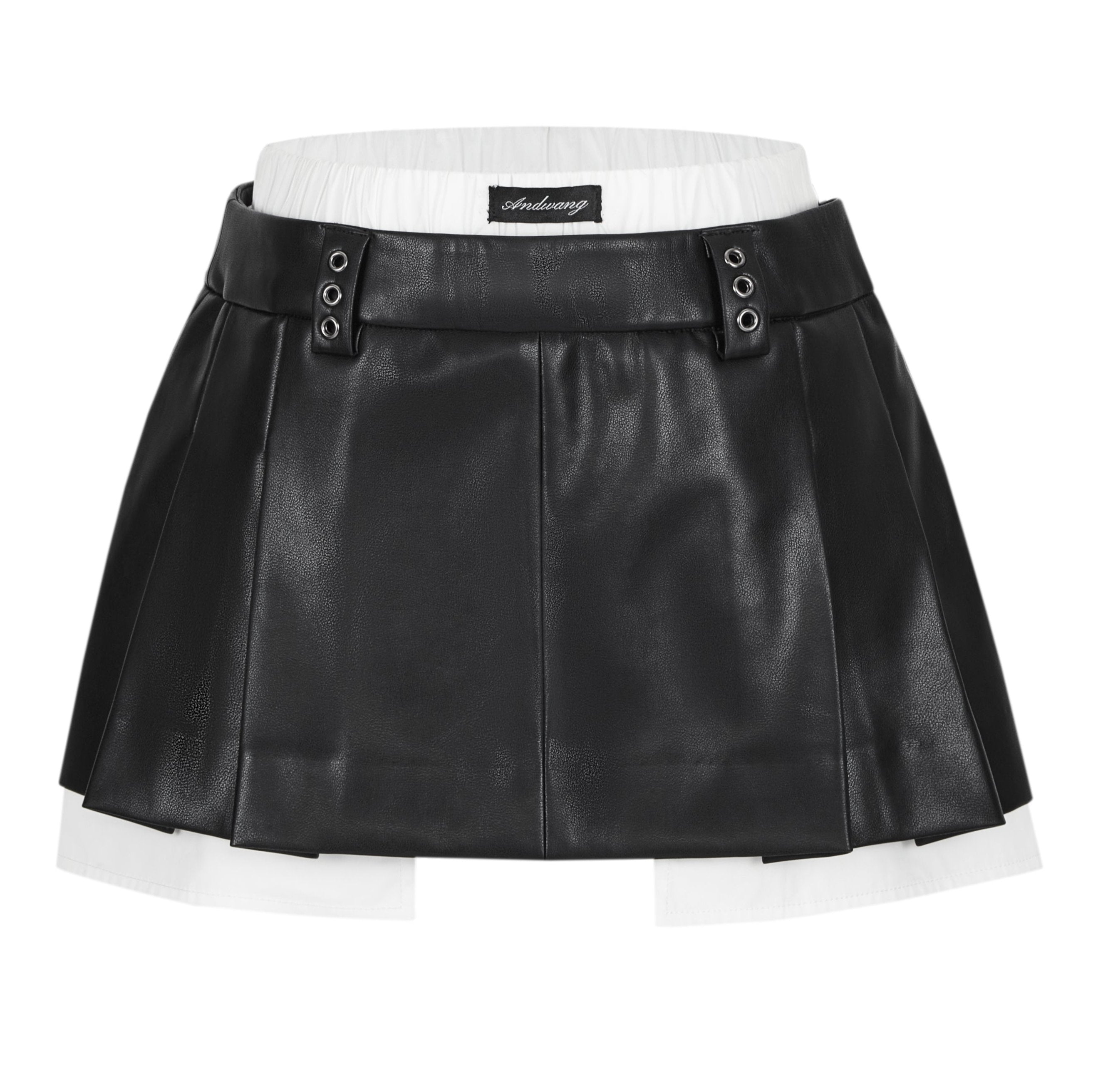 Layered label skirt