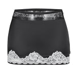 画像をギャラリービューアに読み込む, Layered like lace satin skirt
